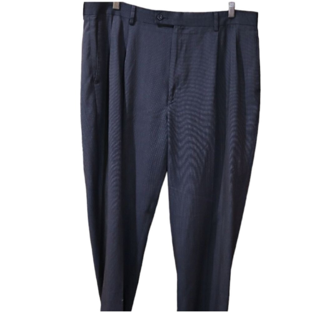 Alan Flusser Gray Dress Pants 38 x 30